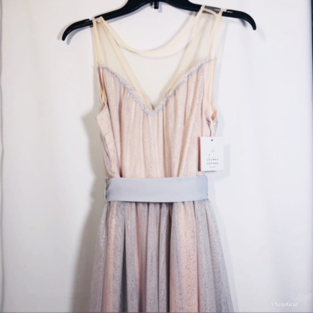 SOLD LC Lauren Conrad Dress Tulle Midi Layered - Picture 4 of 8